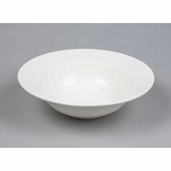 Тарелка глубокая P.L. Proff Cuisine 1000 мл d 27 см белая фарфор фото