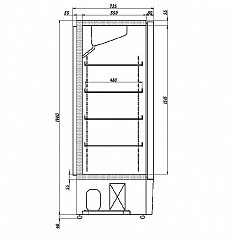 Холодильный шкаф Ариада R1400MX в Москве , фото 3