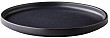 Тарелка с вертикальным бортом, стопируемая  ShApes цвет черный, 25,4 см (QU35110)