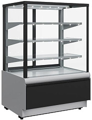 Витрина кондитерская Полюс KC70 VV 0,9-1 (ВХСв - 0,9д Carboma Cube Люкс Техно), фото 1