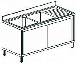 Ванна моечная Apach Chef Line L2S177-55RWSD в Москве , фото