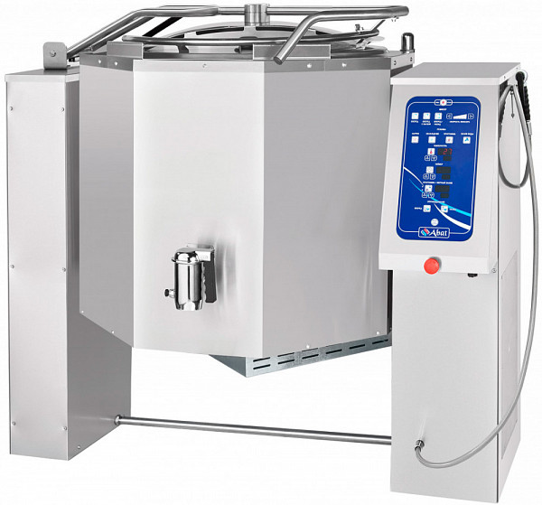 Котел пищеварочный Abat КПЭМ-160-ОМ2 со сливным краном фото