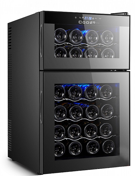 Винный шкаф двухзонный Cooleq WC-69 фото
