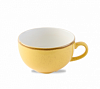 Чашка Cappuccino Churchill Stonecast Mustard Seed Yellow SMSSCB201 фото