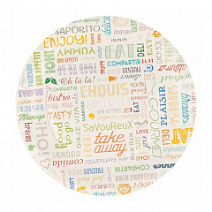 Тарелка Garcia de Pou Parole 18 см, 100 шт, картон в Москве , фото