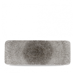 Блюдо сервировочное прямоугольное Churchill 37,6х14см, Raku Quartz Black, Studio Prints RKBQRST1 в Москве , фото 1