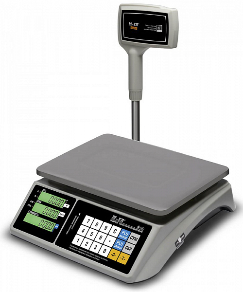 Весы торговые Mertech 328 ACPX-15.2 TOUCH-M LCD RS232 и USB фото