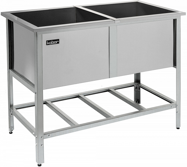 Ванна моечная Кобор ВМС/2-134/70/430 фото