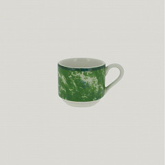 Чашка для эспрессо штабелируемая RAK Porcelain Peppery 90 мл, зеленый цвет в Москве , фото