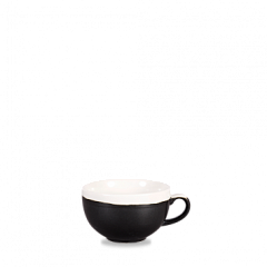 Чашка Cappuccino Churchill 227мл Monochrome, цвет Onyx Black MOBKCB201 в Москве , фото