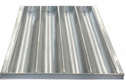 Противень Foodatlas 600х400х55мм, 4 волны 85мм, нержавеющая сталь в Москве , фото 1