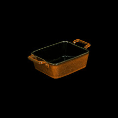 Форма для запекания с двумя ручками Corone 165х100х50мм, оранжевый Cocorita в Москве , фото 3