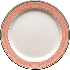 Тарелка мелкая Steelite Рио Пинк мелкая фарфор D=157,H=15мм белый,розов. (03010117) в Москве , фото 1