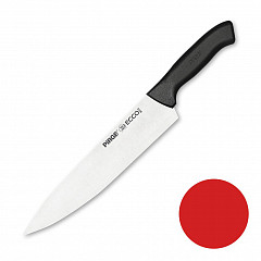 Нож поварской Pirge 25 см, красная ручка фото