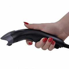 Проводной сканер штрих-кода Mertech 610 HR P2D SUPERLEAD  USB Black в Москве , фото 8