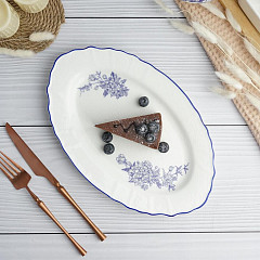 Блюдо овальное P.L. Proff Cuisine 30,7*19,3 см h2 см Sea Flower (81222319) в Москве , фото 2