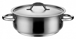 Кастрюля низкая с крышкой Pujadas 6,7 л, 28*11 см нерж. 18/10 в Москве , фото