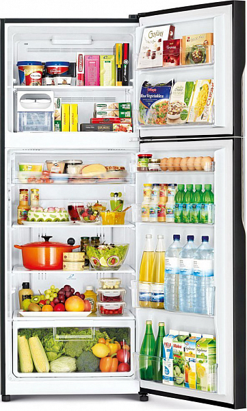 Холодильник Hitachi R-VG472 PU3 GPW белое стекло фото