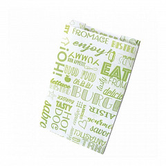 Пакет для гамбургера Garcia de Pou Parole 12+7*18 см, зелёный, 500 шт/уп, жиростойкий пергамент в Москве , фото