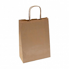 Пакет с ручками Garcia de Pou крафт, 20+10*29 см, бумага 80 г/см2, 250 шт/уп в Москве , фото