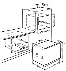 Духовой шкаф Smeg SFP120S-1 в Москве , фото 2