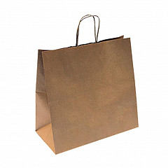 Пакет с ручками Garcia de Pou крафт, 32+16*31 см, бумага 90 г/см2, 250 шт/уп в Москве , фото