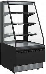 Витрина кондитерская Полюс Carboma KC70 VM 0,6-2 STANDARD 9006-9005 (открытая) в Москве , фото