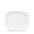 Блюдо прямоугольное CHEFS без борта  26,1х20,2см, X Squared, цвет белый WHOBL31