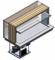 Стол тепловой шведский Enofrigo DOGE WALL 1400 BM венге/ящик в Москве , фото 2