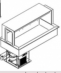Прилавок холодильный Enofrigo DOGE SERVITO 2000 RF встр. в Москве , фото 2