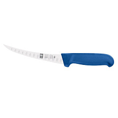 Нож обвалочный Icel 15см (негибкое лезвие) с бороздками SAFE черный 28100.3851000.150 фото