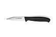Нож для чистки овощей  8 см, L 19,5 см, нерж. сталь / полипропилен, цвет ручки черный, Puntillas (11586)