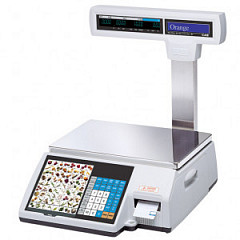 Весы торговые с печатью этикеток Cas CL5000-15P TCP-IP фото
