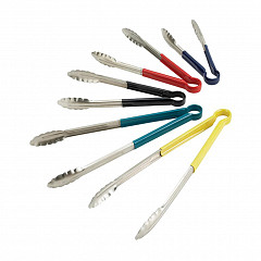 Щипцы универсальные P.L. Proff Cuisine 23 см нерж. зеленые с силикон. вставками в Москве , фото