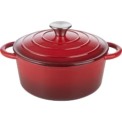 Кастрюля для запекания с крышкой Prohotel чугун 2,5л D=22,H=15,5см красный,черный (15201-22E) в Москве , фото