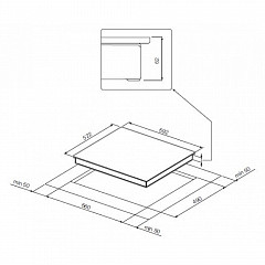 Индукционная панель встраиваемая Graude IK 60.1 WF в Москве , фото 2
