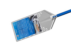 Лопата для загрузки и выгрузки пиццы Gimetal 23 х 40 см алюминий ручка 120 см AM-2340F/120 в Москве , фото 4