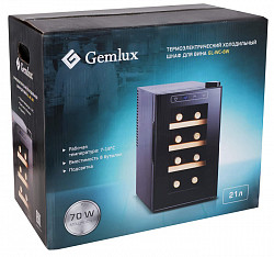 Винный шкаф монотемпературный Gemlux GL-WC-8W в Москве , фото 6
