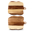 Блюдо деревянное  35х27см, двухстороннее, Buffet Wood ZCAWSQWB1