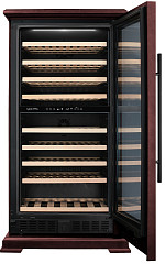 Винный шкаф двухзонный Meyvel MV99PRO-KBT2 (Спелая вишня) в Москве , фото 7