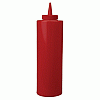 Диспенсер для соусов Probar пластик 350мл D=55,H=205мм красный (04141416) фото