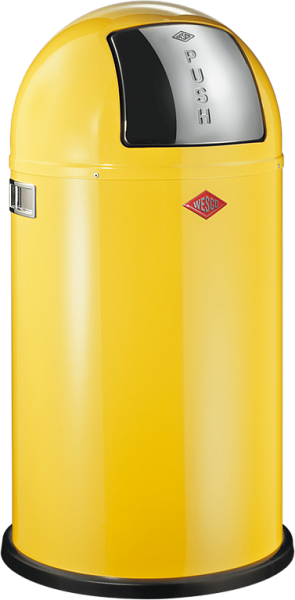 Мусорный контейнер Wesco Pushboy, 50 л, лимонно-желтый фото