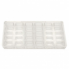 Форма для шоколада  Прямоугольник, 30 ячеек 30*15*11 мм, поликарбонат фото