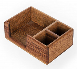 Ящик для сервировки деревянный Luxstahl 230х150х90 мм в Москве , фото 1