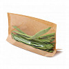 Пакет бумажный с окном для еды Garcia de Pou 21*16/12*3 см, крафт-бумага, 100 шт/уп фото