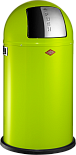 Мусорный контейнер  Pushboy, 50 л, зеленый лайм