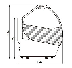 Витрина для мороженого Carpini MILAN ML 18, фото 2