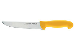 Нож поварской Comas 18 см, L 30 см, нерж. сталь / полипропилен, цвет ручки желтый, Carbon (10120) в Москве , фото
