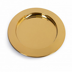 Блюдо круглое Luxstahl 19'' 500мм, нерж/золото[RGS-PJ102-D] фото