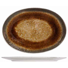 Блюдо овальное Cosy&Trendy IRIS BROWN 30X17CM (4694295) в Москве , фото 1